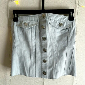 Zara Denim Tube Top 🩶​